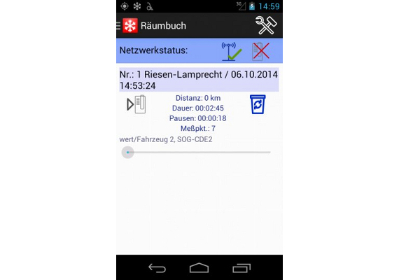 4dgo Winterdienst Android App Räumbuch